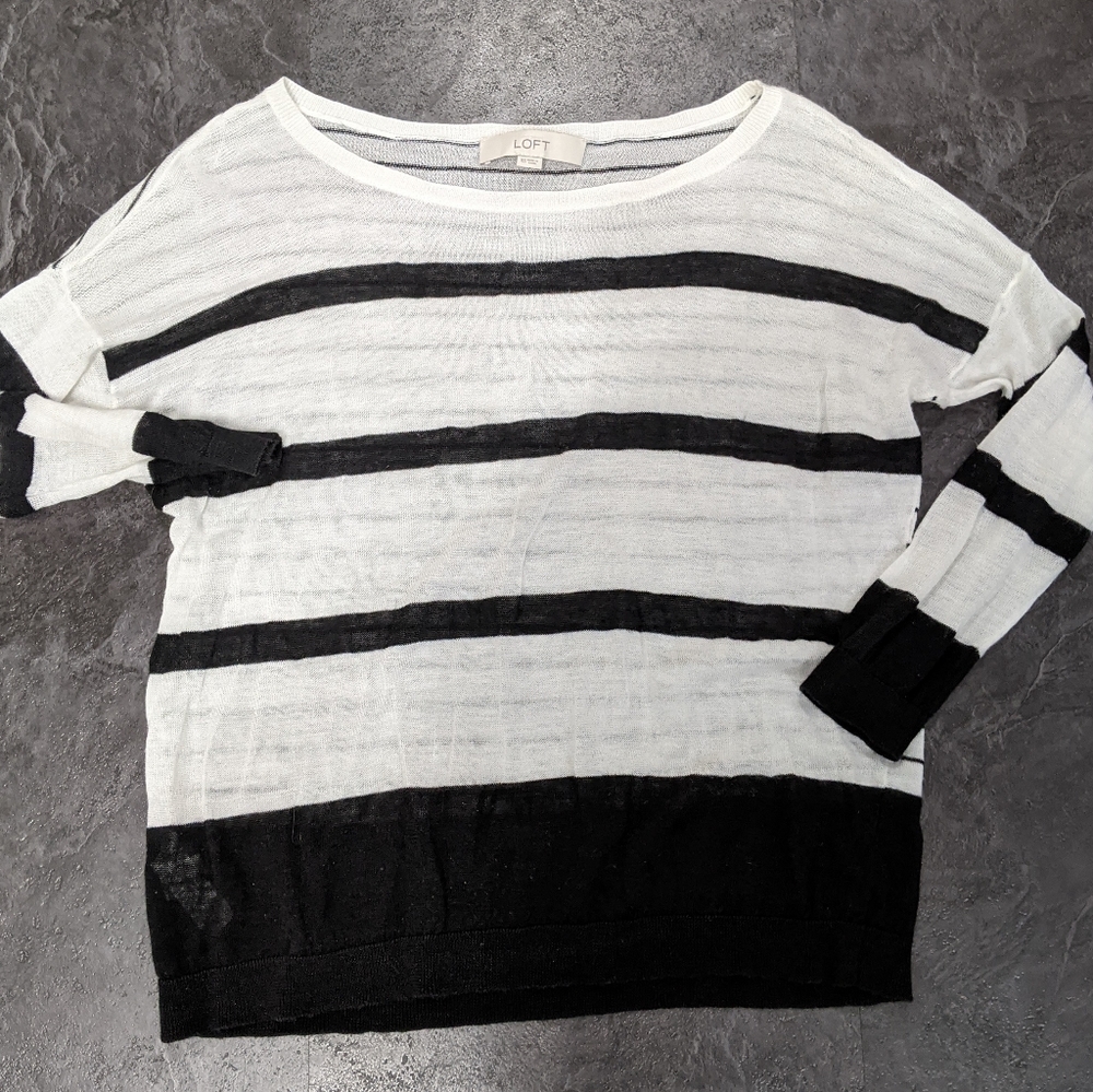 Women's Ann Taylor Loft sheer sweater